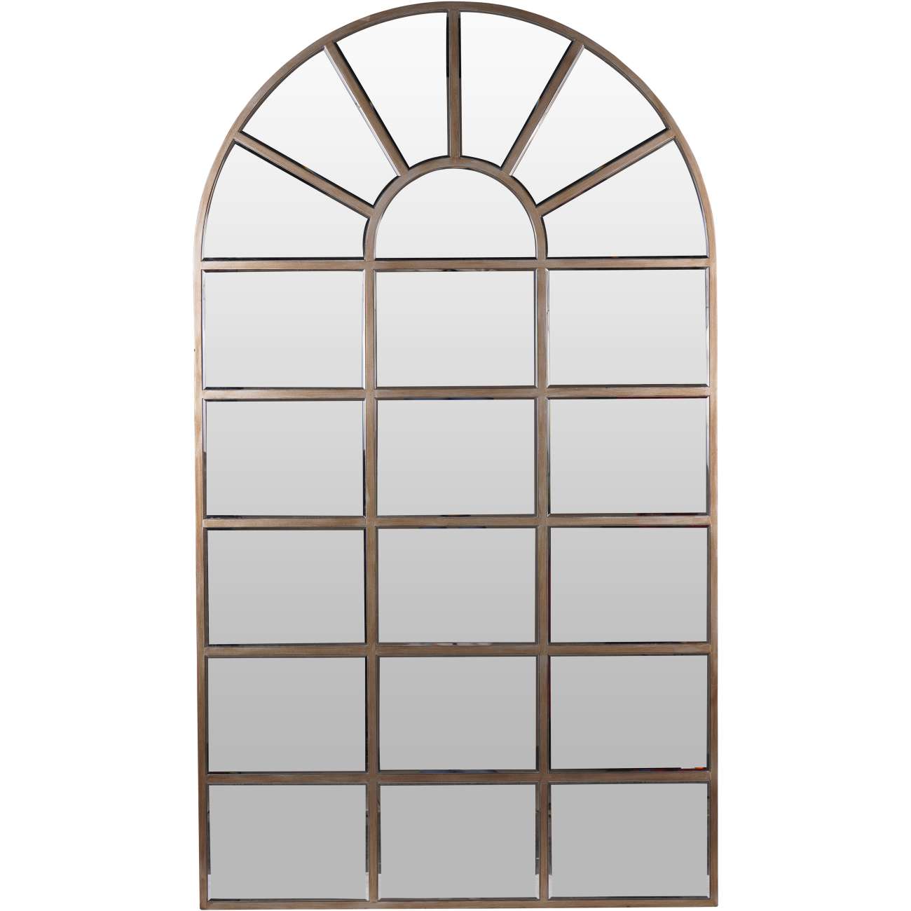 Blakely Gold Arch Window Full Length Leaner Mirror